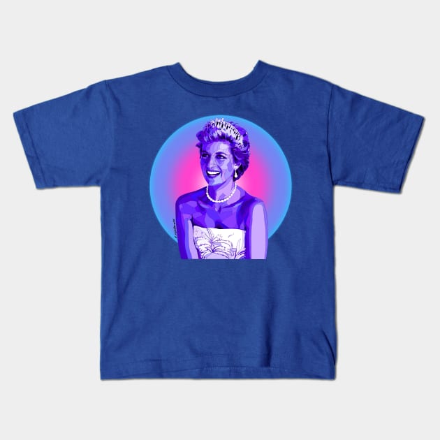 Princess Diana Kids T-Shirt by Artistic_endeavours_with_Sasha